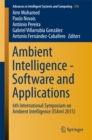Image for Ambient Intelligence - Software and Applications: 6th International Symposium on Ambient Intelligence (ISAmI 2015)