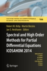 Image for Spectral and high order methods for partial differential equations - ICOSAHOM &#39;14