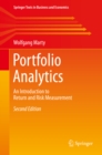 Image for Portfolio analytics: an introduction to return and risk measurement