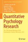 Image for Quantitative psychology research  : the 79th annual meeting of the Psychometric Society, Wisconsin, 2014
