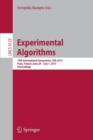 Image for Experimental Algorithms  : 14th International Symposium, SEA 2015, Paris, France, June 29-July 1, 2015, proceedings