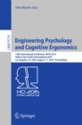 Image for Engineering psychology and cognitive ergonomics: 12th International Conference, EPCE 2015, held as part of HCI International 2015, Los Angeles, CA, USA, August 2-7, 2015, Proceedings