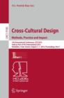 Image for Cross-Cultural Design Methods, Practice and Impact : 7th International Conference, CCD 2015, Held as Part of HCI International 2015, Los Angeles, CA, USA, August 2-7, 2015, Proceedings, Part I