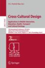 Image for Cross-Cultural Design: Applications in Mobile Interaction, Education, Health, Tarnsport and Cultural Heritage : 7th International Conference, CCD 2015, Held as Part of HCI International 2015, Los Ange