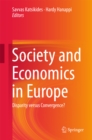 Image for Society and economics in Europe: disparity versus convergence?