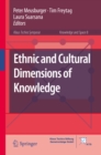 Image for Ethnic and Cultural Dimensions of Knowledge : 8