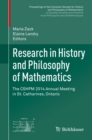 Image for Research in History and Philosophy of Mathematics: The CSHPM 2014 Annual Meeting in St. Catharines, Ontario
