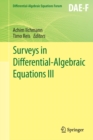 Image for Surveys in Differential-Algebraic Equations III