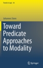 Image for Toward Predicate Approaches to Modality