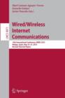 Image for Wired/wireless Internet communications  : 13th International Conference, WWIC 2015, Malaga, Spain, May 25-27, 2015, revised selected papers