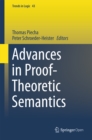 Image for Advances in proof-theoretic semantics : Volume 43