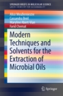 Image for Modern Techniques and Solvents for the Extraction of Microbial Oils