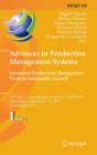 Image for Advances in Production Management Systems: Innovative Production Management Towards Sustainable Growth