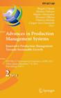 Image for Advances in Production Management Systems: Innovative Production Management Towards Sustainable Growth