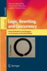 Image for Logic, Rewriting, and Concurrency