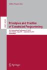 Image for Principles and Practice of Constraint Programming : 21st International Conference, CP 2015, Cork, Ireland, August 31 -- September 4, 2015, Proceedings