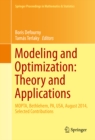 Image for Modeling and Optimization: Theory and Applications: MOPTA, Bethlehem, PA, USA, August 2014 Selected Contributions : 147
