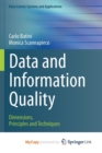 Image for Data and Information Quality