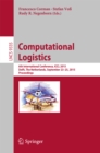 Image for Computational Logistics: 6th International Conference, ICCL 2015, Delft, The Netherlands, September 23-25, 2015, Proceedings : 9335