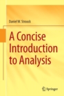 Image for A Concise Introduction to Analysis