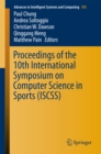 Image for Proceedings of the 10th International Symposium on Computer Science in Sports (ISCSS) : 392
