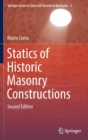 Image for Statics of Historic Masonry Constructions