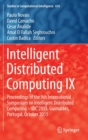 Image for Intelligent Distributed Computing IX