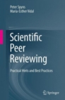 Image for Scientific peer reviewing  : practical hints and best practices