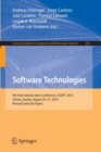 Image for Software Technologies : 9th International Joint Conference, ICSOFT 2014, Vienna, Austria, August 29-31, 2014, Revised Selected Papers