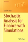 Image for Stochastic Analysis for Finance with Simulations