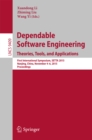 Image for Dependable Software Engineering: Theories, Tools, and Applications: First International Symposium, SETTA 2015, Nanjing, China, November 4-6, 2015, Proceedings