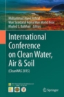 Image for International Conference on Clean Water, Air &amp; Soil (CleanWAS 2015)