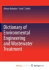 Image for Dictionary of Environmental Engineering and Wastewater Treatment