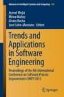 Image for Trends and applications in software engineering  : proceedings of the 4th International Conference on Software Process Improvement CIMPS&#39;2015