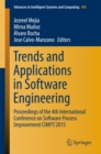 Image for Trends and Applications in Software Engineering: Proceedings of the 4th International Conference on Software Process Improvement CIMPS&#39;2015