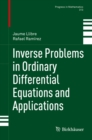 Image for Inverse Problems in Ordinary Differential Equations and Applications