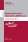 Image for Research in attacks, intrusions, and defenses  : 18th International Symposium, RAID 2015, Kyoto, Japan, November 2-4, 2015, proceedings