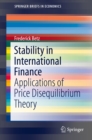 Image for Stability in international finance: applications of price disequilibrium theory : 0