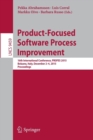 Image for Product-focused software process improvement  : 16th International Conference, PROFES 2015, Bolzano, Italy, December 2-4, 2015, proceedings