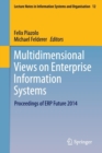 Image for Multidimensional views on enterprise information systems  : proceedings of ERP Future 2014