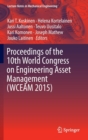 Image for Proceedings of the 10th World Congress on Engineering Asset Management (WCEAM 2015).