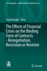 Image for Effects of Financial Crises on the Binding Force of Contracts - Renegotiation, Rescission or Revision