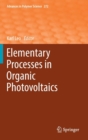 Image for Elementary processes in organic photovoltaics