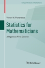 Image for Statistics for Mathematicians
