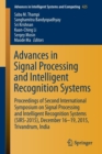 Image for Advances in signal processing and intelligent recognition systems  : proceedings of Second International Symposium on Signal Processing and Intelligent Recognition Systems (SIRS-2015) December 16-19,