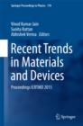 Image for Recent Trends in Materials and Devices: Proceedings ICRTMD 2015