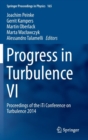 Image for Progress in turbulence VI  : proceedings of the iTi Conference on turbulence 2014