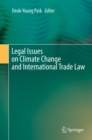 Image for Legal Issues on Climate Change and International Trade Law