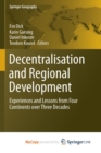 Image for Decentralisation and Regional Development