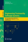 Image for Engineering trustworthy software systems  : first International School, SETSS 2014, Chongqing, China, September 8-13, 2014